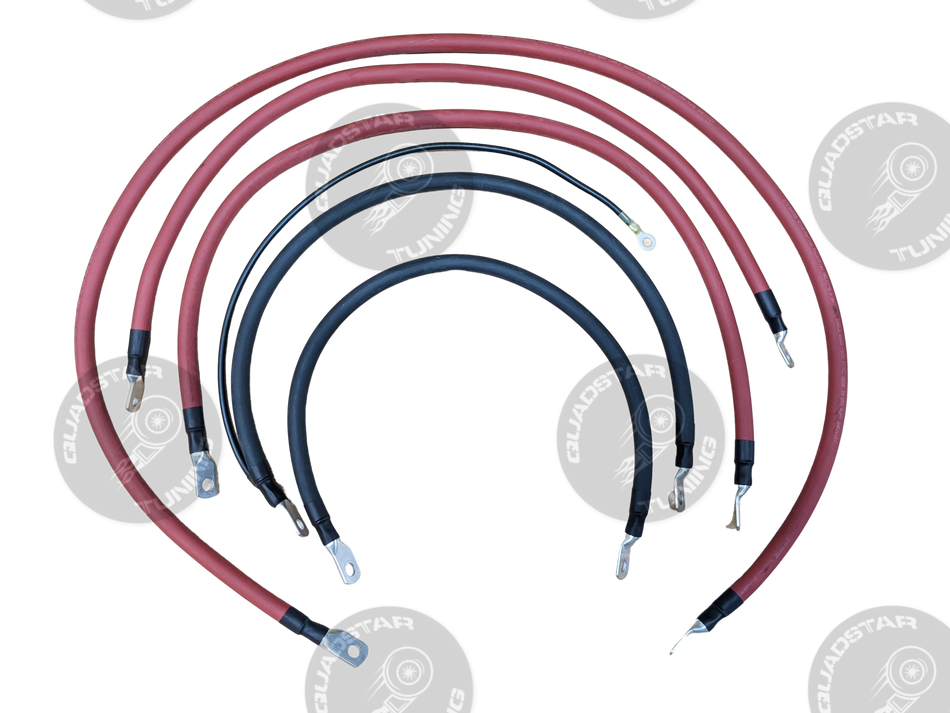 6.5L 2/0 Battery Cable Upgrade Kit